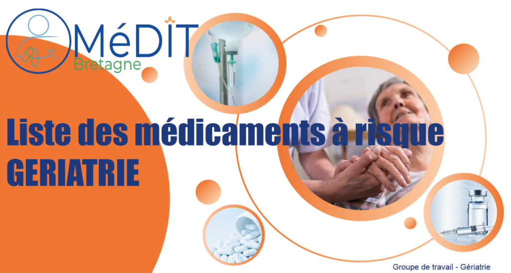 liste médicaments à risque - Gériatrie