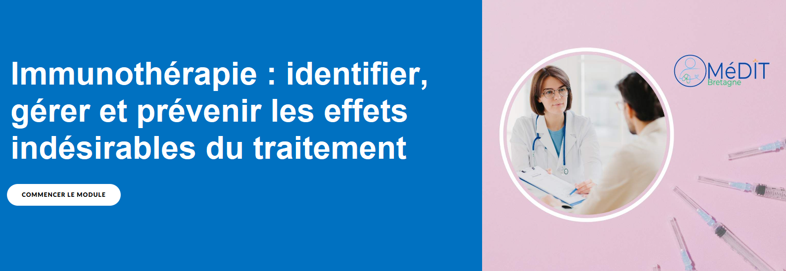 immunothérapie learning effets indésirables OMéDIT Bretagne